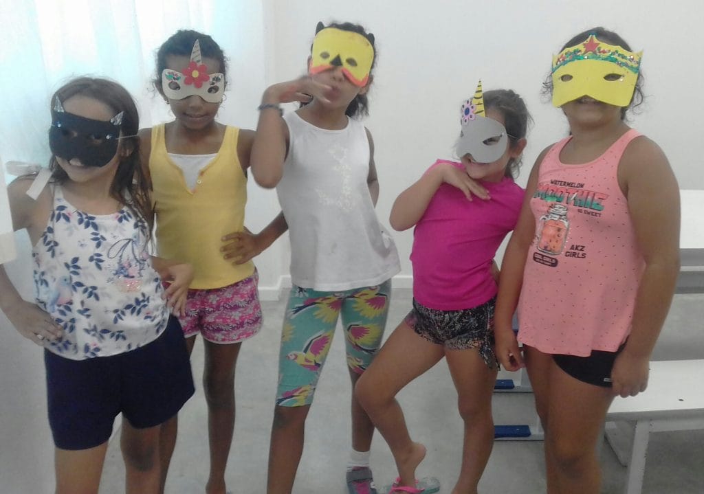 Curso de férias - Confecção de máscaras