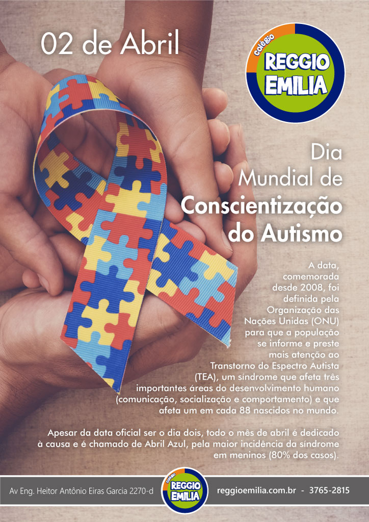 Dia Mundial De Conscientiza O Do Autismo Col Gio Reggio Emilia Hot Sex Picture